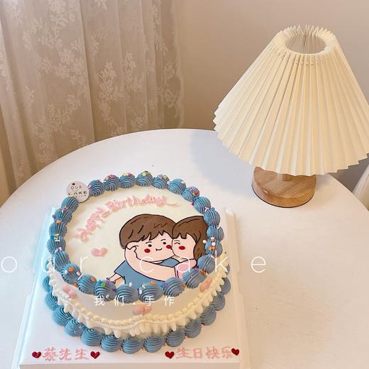 情侣纪念日/周年纪念日复古手绘蛋糕-低糖处理无添加 商品图4