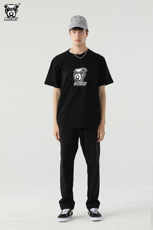 MEET ROY logo系列3d狗头印花T恤01MR1405 商品图2