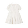 littletime女童白色纯棉连衣裙夏季2022新款韩版洋气儿童蛋糕裙 商品缩略图4
