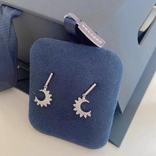 AP迷你月亮耳环/阿沁同款 商品图0