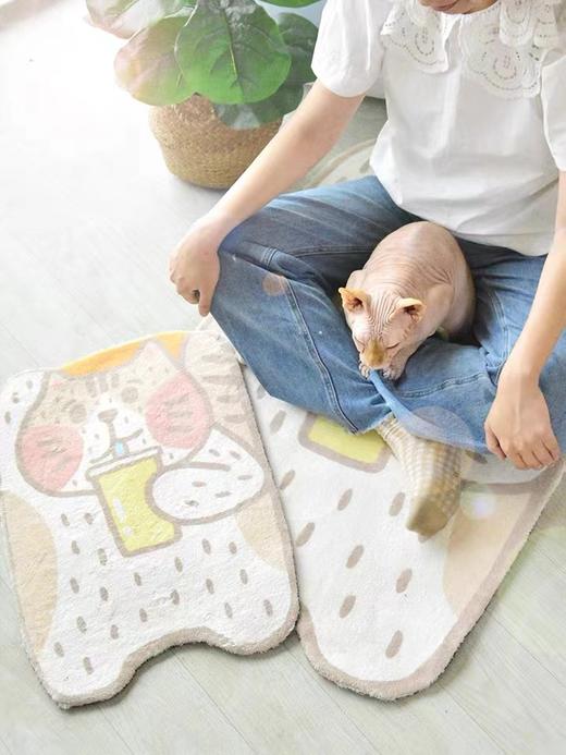 MISSPET"翱翔吧~小猫咪“暖馨系列地毯客厅茶几地毯地垫人宠共用【款式备注】 商品图2