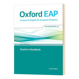牛津学术综合英语教材教师书 英文原版 Oxford EAP B1 Teacher's Book 英文版 进口原版英语书籍 OUP Oxford