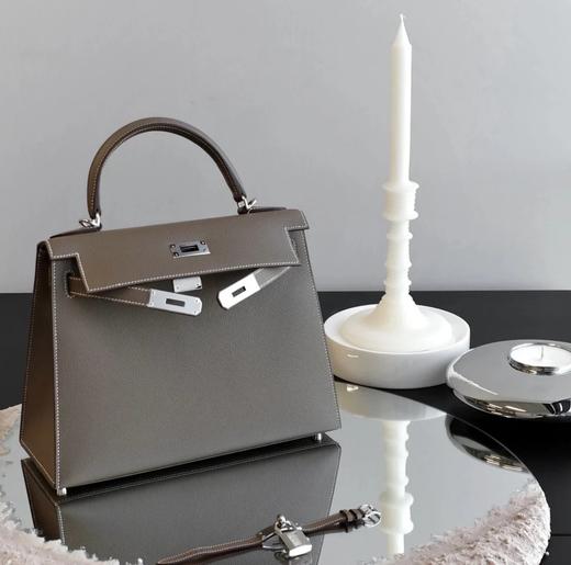 年度重磅  Kelly手提包  25/28  元厂皮  纯手缝 商品图0