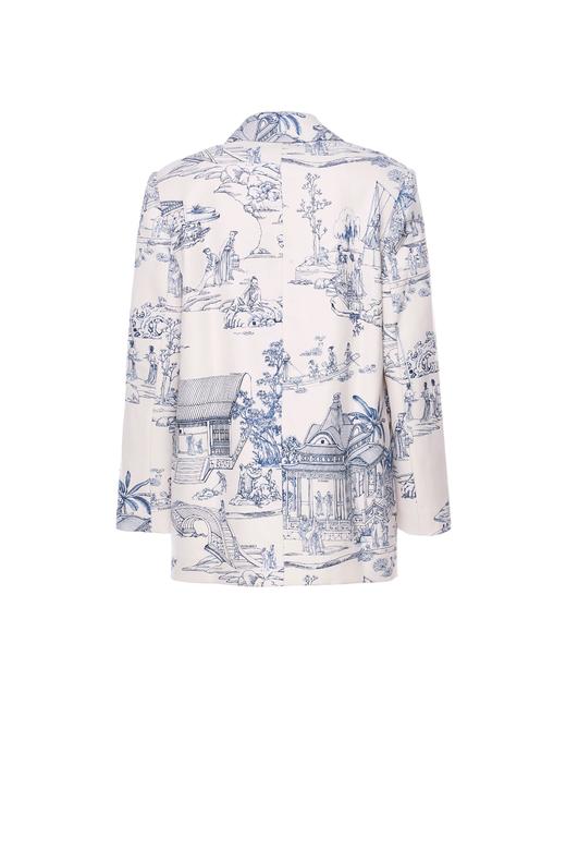 雍正十二月行乐图廓形西装外套 商品图2