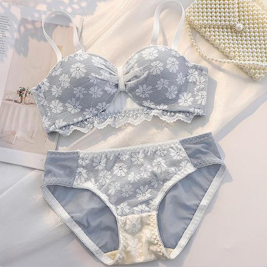 【梦幻纯欲风！夏日心动内衣】半杯聚拢内衣网纱Bra！聚拢显大塑造撩人胸型，内侧防滑条设计无肩带两穿内衣文胸 商品图5