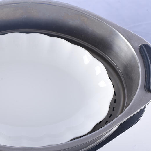 马杰斯专用椭圆形陶瓷骨瓷花边蒸鱼盘碟子 商品图2