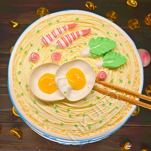 【寿面】鲜果奶油生日蛋糕 商品图2