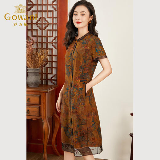 乔万尼真丝连衣裙女夏季新款30mm重磅EF2E338 商品图3