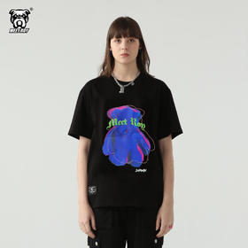 MEET ROY可爱卡通小熊印花T恤01MR1402