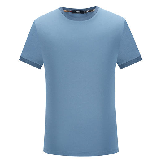 【桑蚕丝】MD名盾圆领短袖T恤多色百搭打底夏季薄款冰凉休闲男装 商品图4