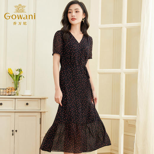 乔万尼真丝桑蚕丝连衣裙新款高端大牌EF2E398 商品图3