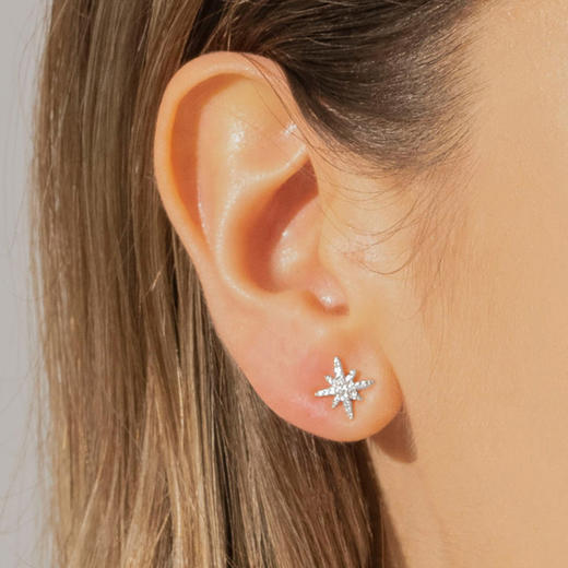 APM流行系列六芒星耳钉 商品图1