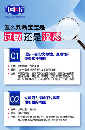 怎么判断宝宝是湿疹还是过敏？