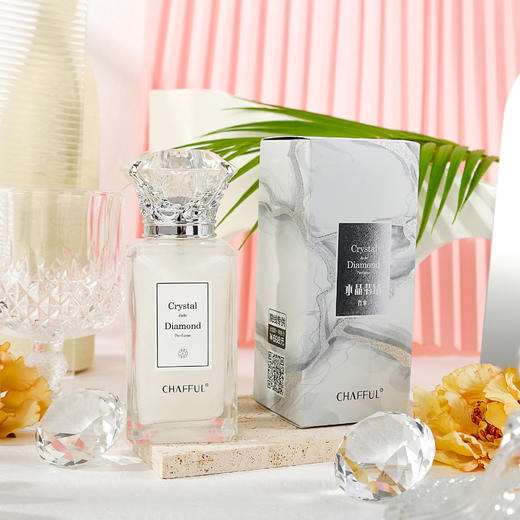 香芙儿水晶裴翠白茶 香水清新持久留香清淡随身香水男女士100ml 商品图1