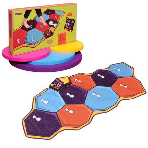 比乐 BX2114Z 音乐钢琴毯跳舞垫婴儿玩具宝宝早教运动健身毯爬行垫 商品图1