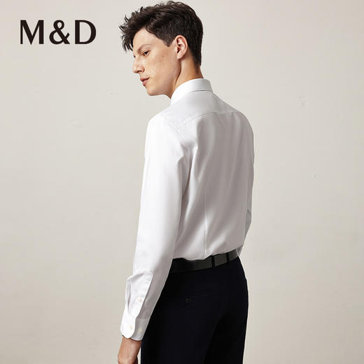 名盾长袖衬衫DP免烫抗皱易打理商务正装西装衬衣 商品图4