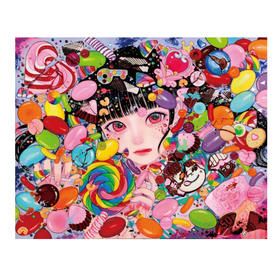 巽千沙都《刹那少女》版画