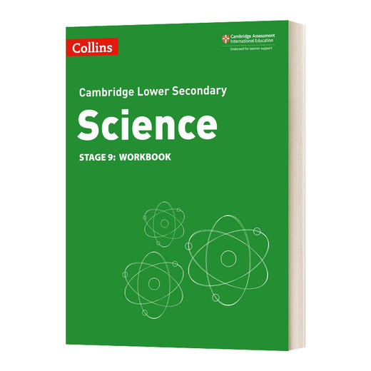 Collins英文原版 Collins Cambridge Lower Secondary Science Workbook Stage 9 柯林斯剑桥初中科学练习册 第九阶段 英文版 进口英语书 商品图0