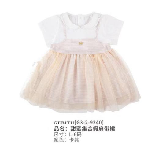 哥比兔女童连衣裙 商品图0