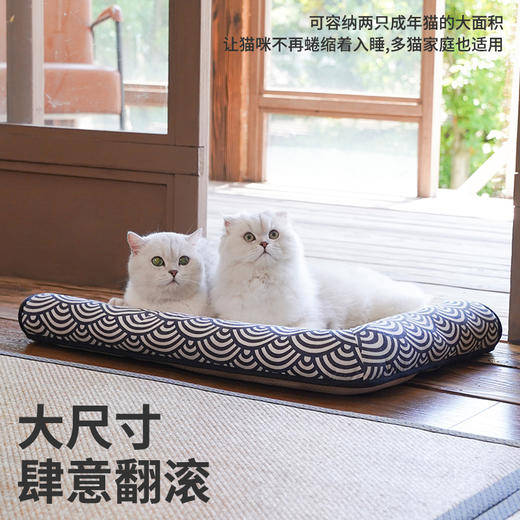 zeze凉席猫窝猫垫子睡觉用夏季降温宠物冰垫凉垫狗狗睡垫猫咪用品 商品图2