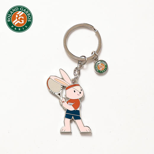 罗兰加洛斯Roland Garros法网网球兔子钥匙扣钥匙圈挂件定制 商品图0