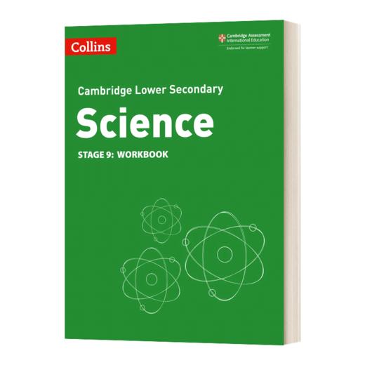 Collins英文原版 Collins Cambridge Lower Secondary Science Workbook Stage 9 柯林斯剑桥初中科学练习册 第九阶段 英文版 进口英语书 商品图1
