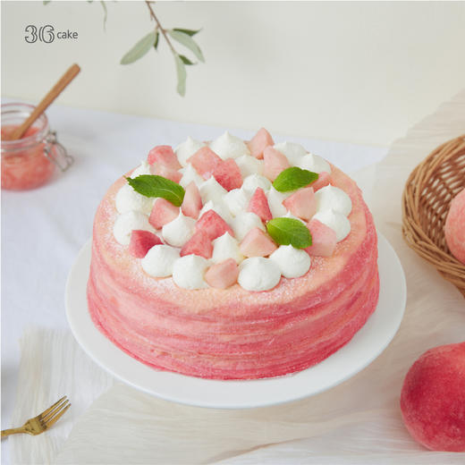 蜜桃乌龙千层+无畏专款鲜花~ 商品图5