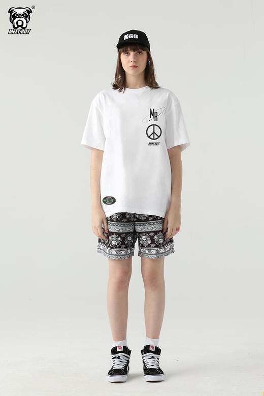 MEET ROY月球探索反战保护地球印花T恤01MR1387 商品图2