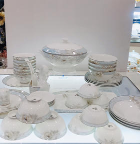 5F隆昌瓷器52头云海骨瓷餐具