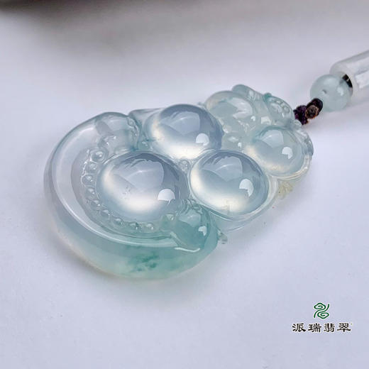 派瑞翡翠 翡翠挂件 玻璃种 无色 商品图4