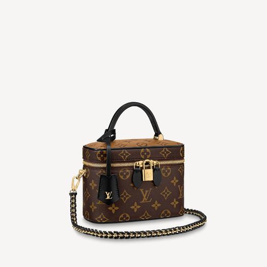 LOUIS VUITTON 路易·威登 女士 VANITY 经典老花链条化妆包 小号手袋 M45165 商品图1