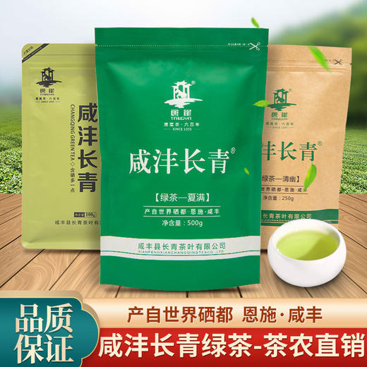 唐崖 炒青绿茶 袋装茶 多规格可选 商品图0
