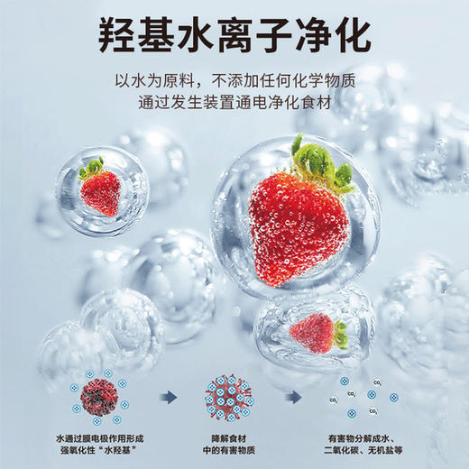 洗菜机果蔬清洗解毒机去农残肉类杀菌消毒食材净化机HJ-F701L白色 商品图9