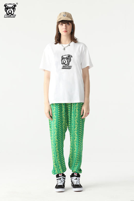 MEET ROY logo系列 3d狗头印花T恤01MR1406 商品图2