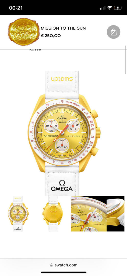 爆款来啦～贸易公司订单货 欧米*swatch联名款实物，年轻版超霸BIOCERAMIC MoonSwatch星球系列！价值2500+有钱买不到系列 商品图14