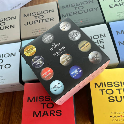 爆款来啦～贸易公司订单货 欧米*swatch联名款实物，年轻版超霸BIOCERAMIC MoonSwatch星球系列！价值2500+有钱买不到系列 商品图3