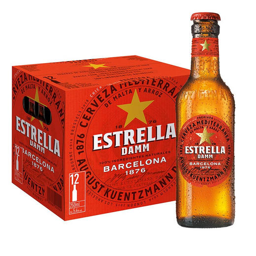 ESTRELLA DAMM 25cl*12 商品图0