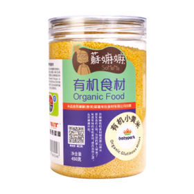 苏嫲嫲有机BB小黄米450g/罐