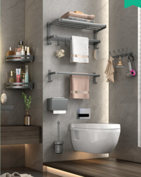 挂件五件套 304方管 枪灰