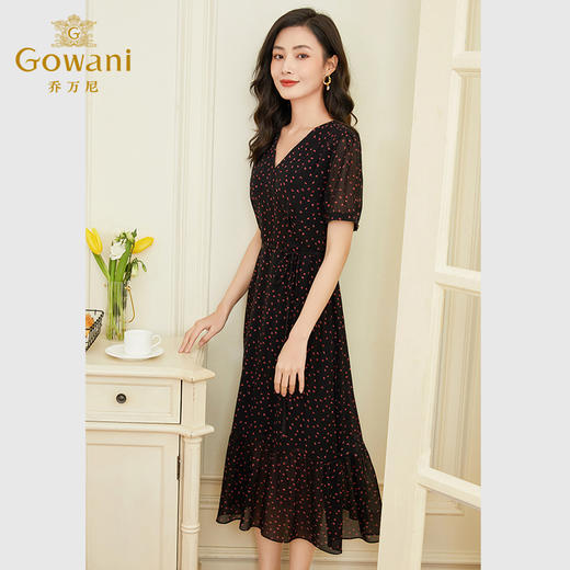 乔万尼真丝桑蚕丝连衣裙新款高端大牌EF2E398 商品图1