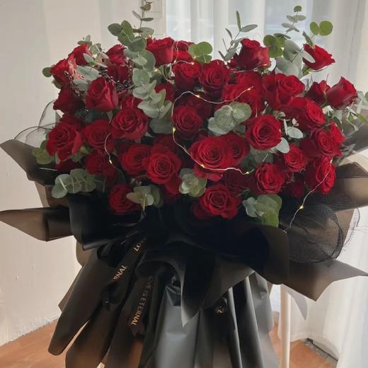 《rose》99枝红玫瑰花束 商品图0
