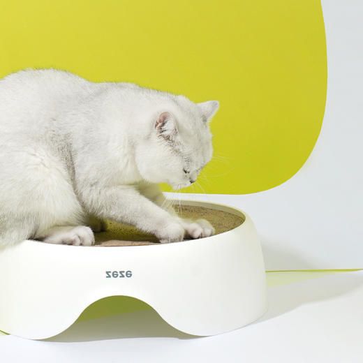 zeze圆形双面两用猫窝猫抓板宠物四季通用耐磨爪塑料 商品图2