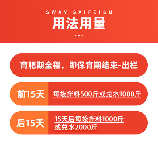 猪催肥促生长 消化酶 猛吃贪睡 快出栏降低料肉比赛肥速 商品图1