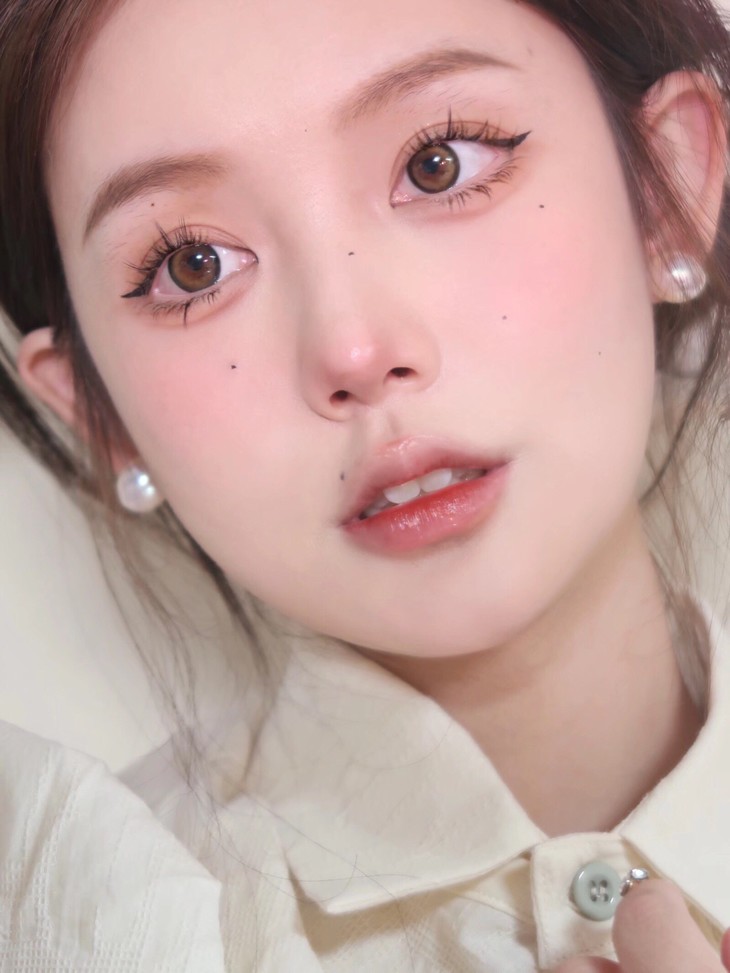 YUKICON日抛隐形眼镜 黑茶棕14.4mm 1盒/10片-VVCON美瞳商城18