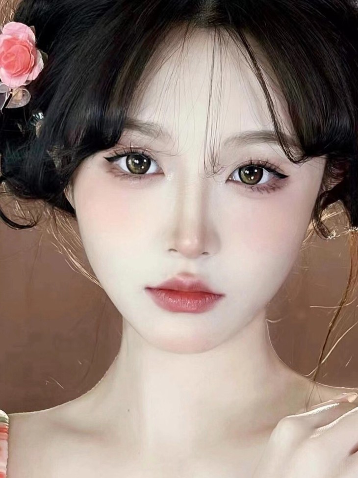 YUKICON日抛隐形眼镜 黑茶棕14.4mm 1盒/10片-VVCON美瞳商城17