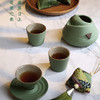 龙泉青瓷 品味出粽创意粗陶茶具套装 商品缩略图2