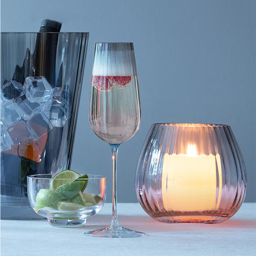 英国LSA 彩虹高脚杯 LSA Pearl红酒杯子香槟杯 渐变色玻璃葡萄酒杯醒酒器 商品图4