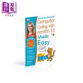 【中商原版】Computer Coding with Scratch 3.0 Made Easy DK 轻松学编程 编写游戏项目 儿童计算机语言 代码教程 英文原版