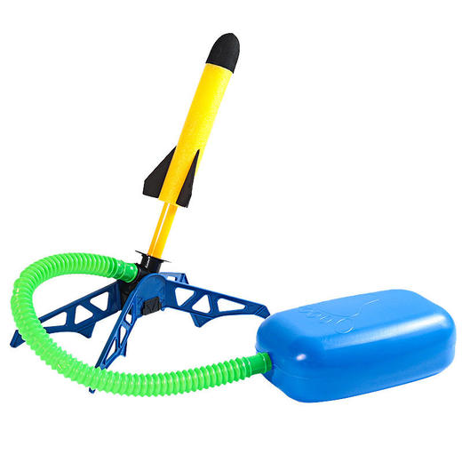 抖音爆款儿童脚踩冲天小火箭发射筒玩具发光飞天炮户外脚踩发射器男孩女孩 商品图8