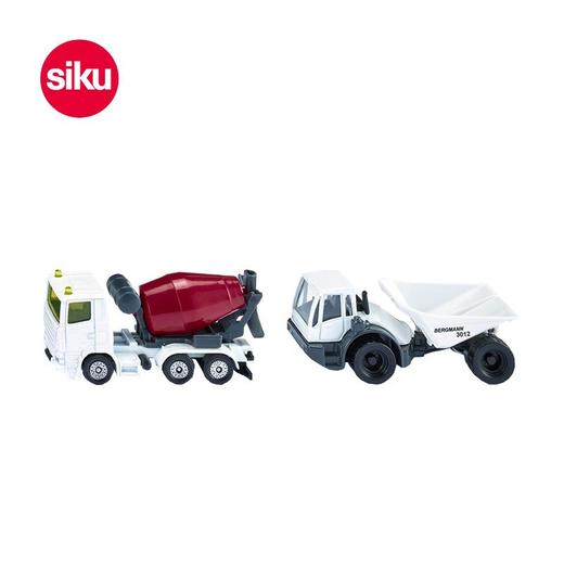 SIKU 建筑工程车套装水泥车配翻斗车SKUC1692 商品图5